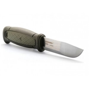 Нож Morakniv Kansbol 12634, универсальный/охотничий, нержавеющая сталь, рукоять-TPE, ножны-пластик, чёрный/зелёный